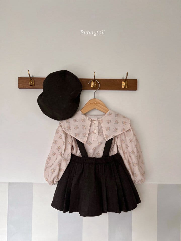 Bunnytail - Korean Children Fashion - #minifashionista - Newjeans Dungarees Skirt - 10