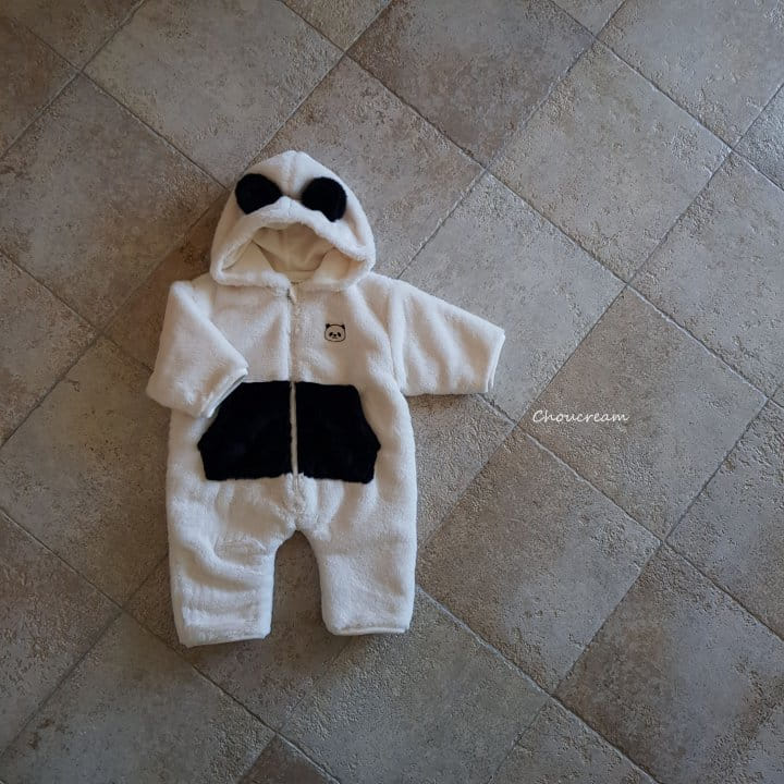 Choucream - Korean Baby Fashion - #babyclothing - Panda Bear Bodysuit