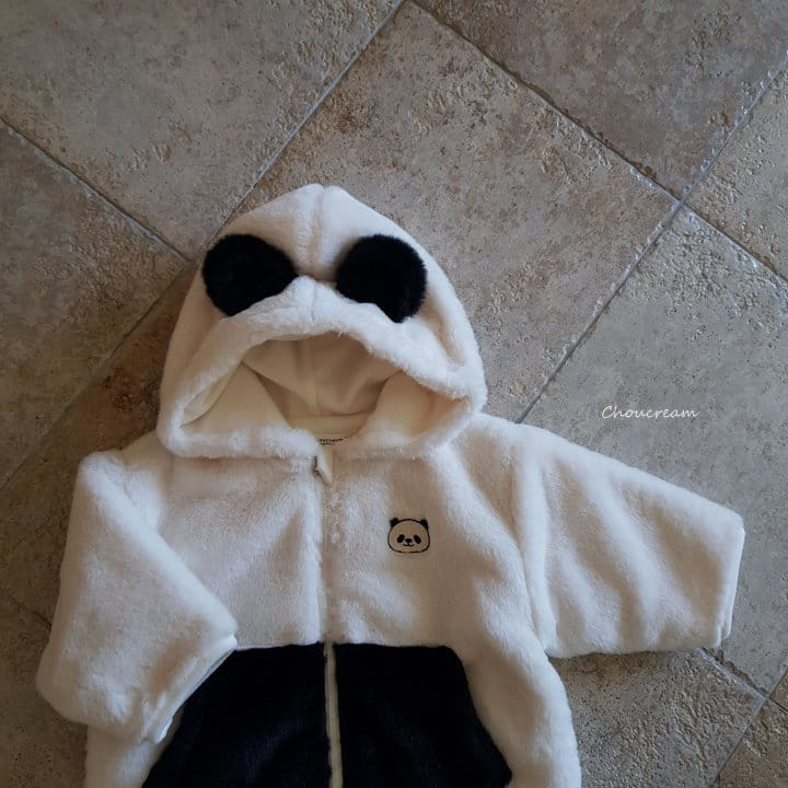 Choucream - Korean Baby Fashion - #babyfashion - Panda Bear Bodysuit - 2