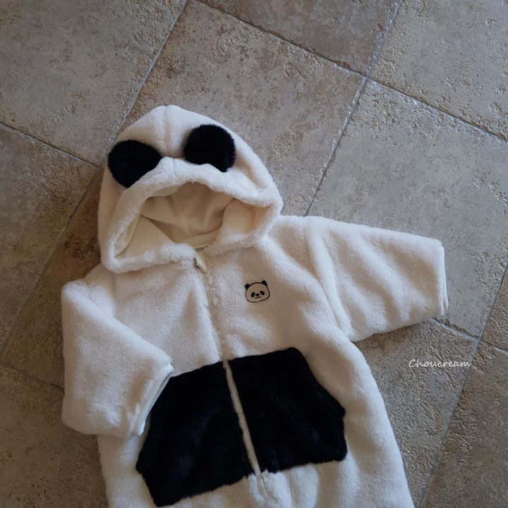 Choucream - Korean Baby Fashion - #babyfever - Panda Bear Bodysuit - 3