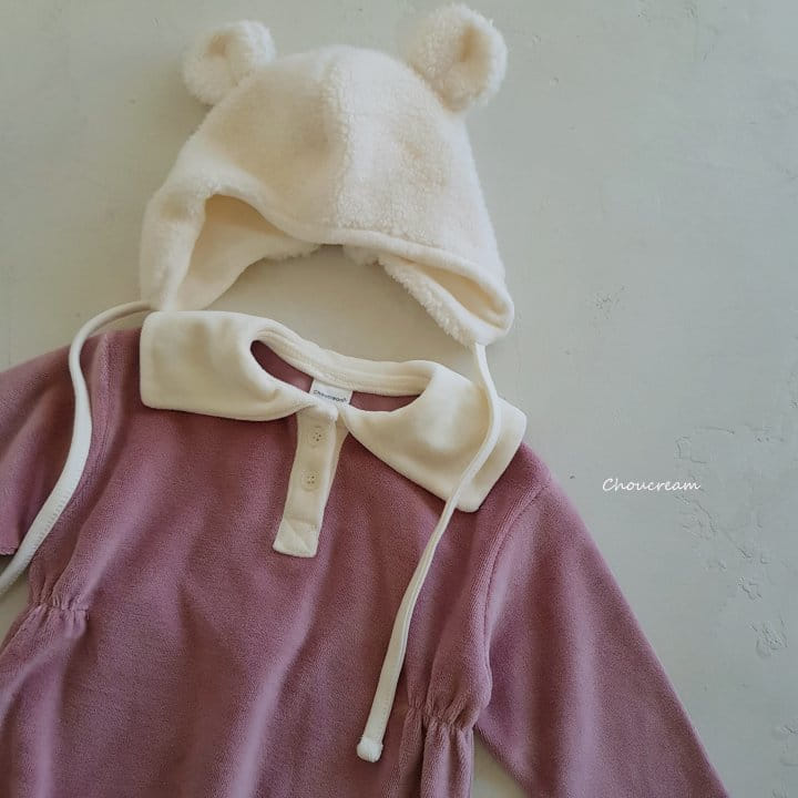 Choucream - Korean Baby Fashion - #babyoninstagram - Veloure Sailor Bodysuit - 3