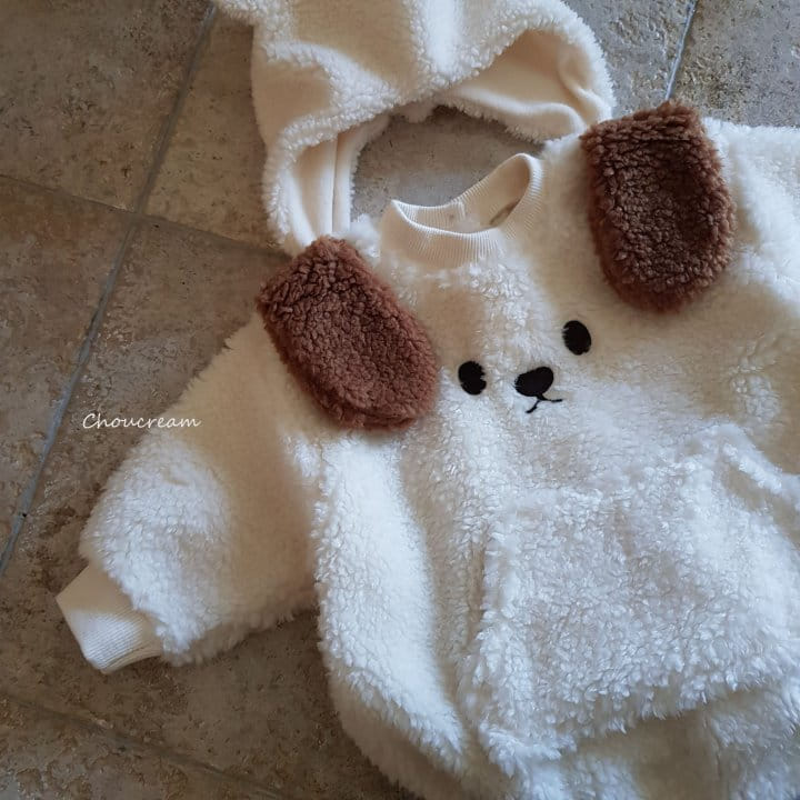 Choucream - Korean Baby Fashion - #babyoutfit - Puppy Bodysuit - 2