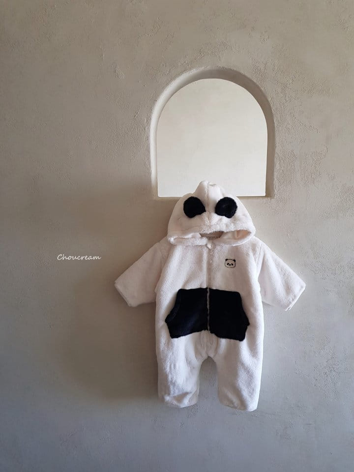 Choucream - Korean Baby Fashion - #onlinebabyboutique - Panda Bear Bodysuit - 11