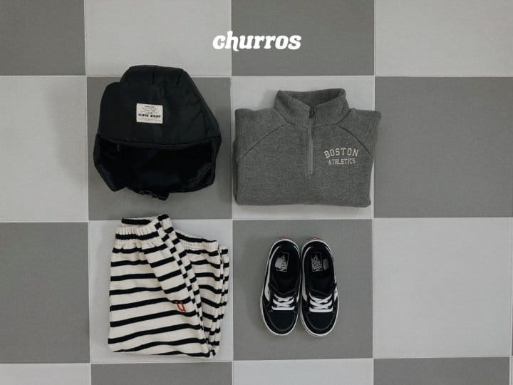 Churros - Korean Children Fashion - #Kfashion4kids - U Stripes Pants - 2