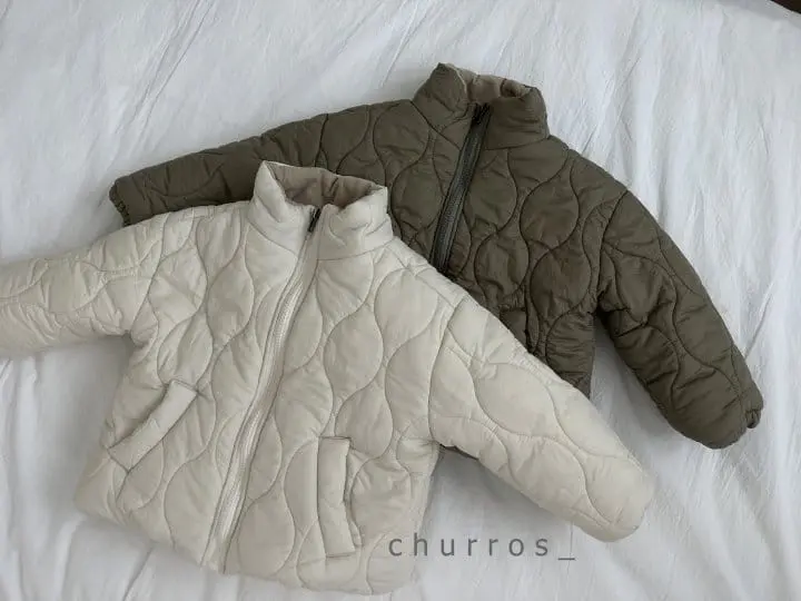 Churros - Korean Children Fashion - #kidsshorts - Netrol Quilting Jumper - 11