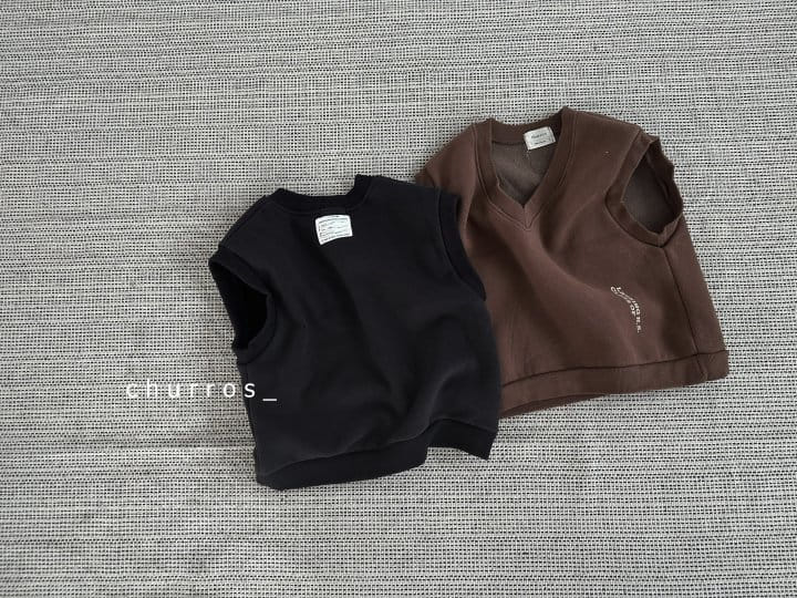 Churros - Korean Children Fashion - #littlefashionista - V Neck Fleece Vset - 7