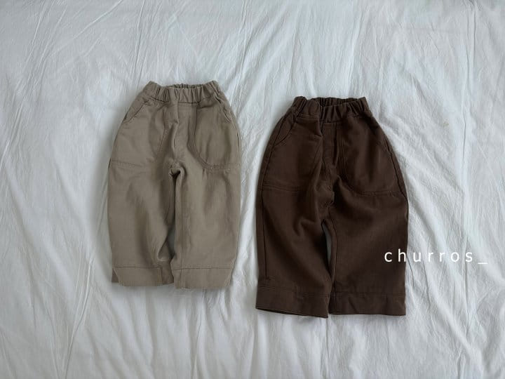 Churros - Korean Children Fashion - #minifashionista - Round Pocket Pants - 3