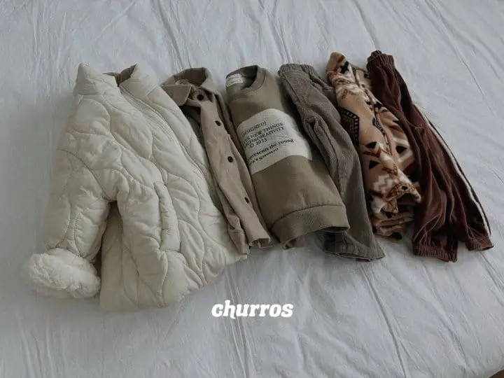 Churros - Korean Children Fashion - #minifashionista - Netrol Quilting Jumper