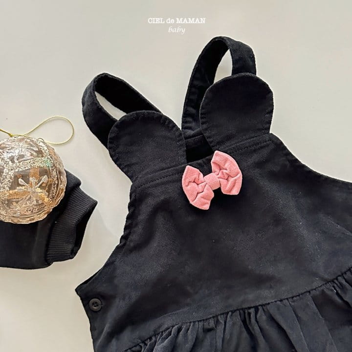 Ciel De Maman - Korean Baby Fashion - #smilingbaby - M Ribbon Bodysuit - 4