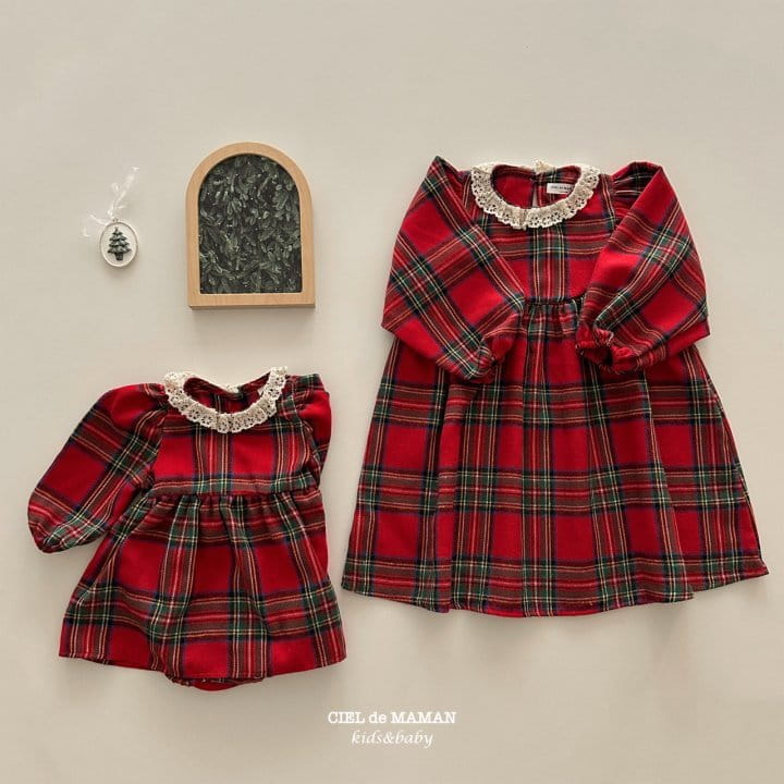 Ciel De Maman - Korean Baby Fashion - #babyboutique - Christmas Bodysuit