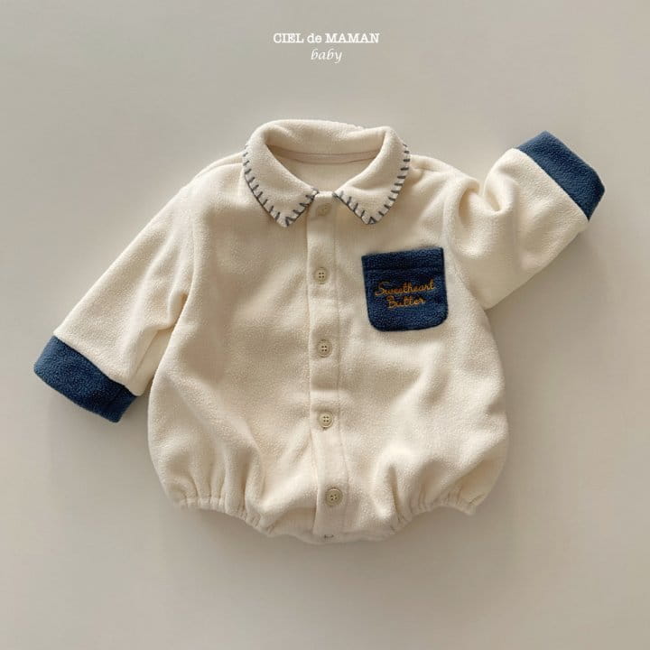 Ciel De Maman - Korean Baby Fashion - #babyboutiqueclothing - Fleece Pajama Bebe - 8