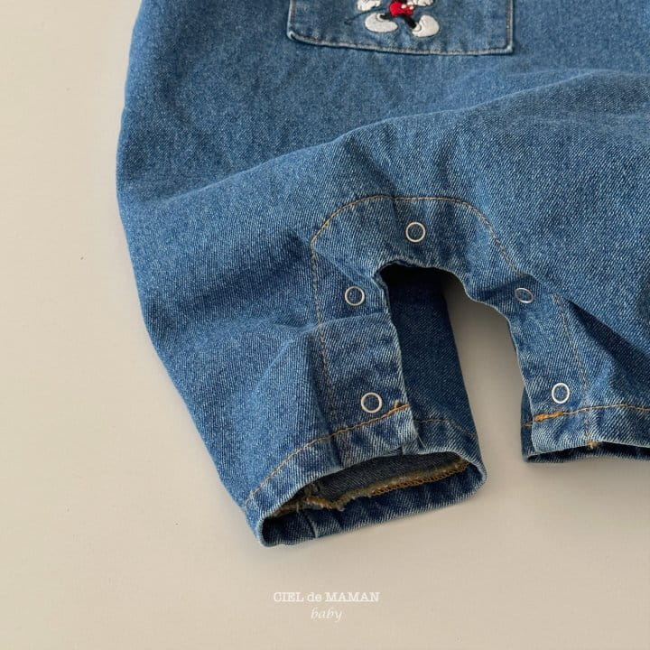 Ciel De Maman - Korean Baby Fashion - #babyboutiqueclothing - Fighting M Bodysuit - 3