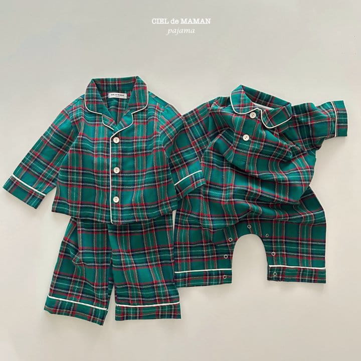 Ciel De Maman - Korean Baby Fashion - #babyfashion - Christmas Pajama Bebe - 12