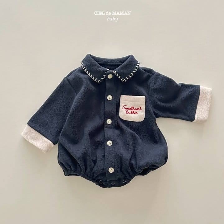 Ciel De Maman - Korean Baby Fashion - #babyfever - Fleece Pajama Bebe - 11