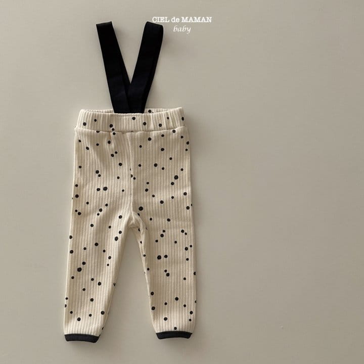 Ciel De Maman - Korean Baby Fashion - #babyfever - Mellow Dungarees Leggings - 2