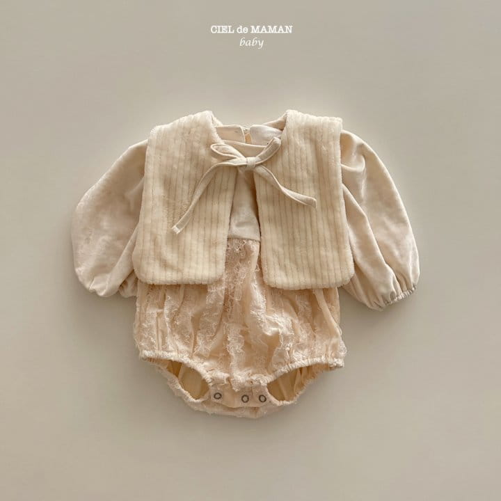 Ciel De Maman - Korean Baby Fashion - #babyoninstagram - Mi Dree Bodysuit - 4