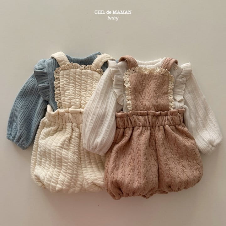 Ciel De Maman - Korean Baby Fashion - #babyootd - Twist Dungarees - 9