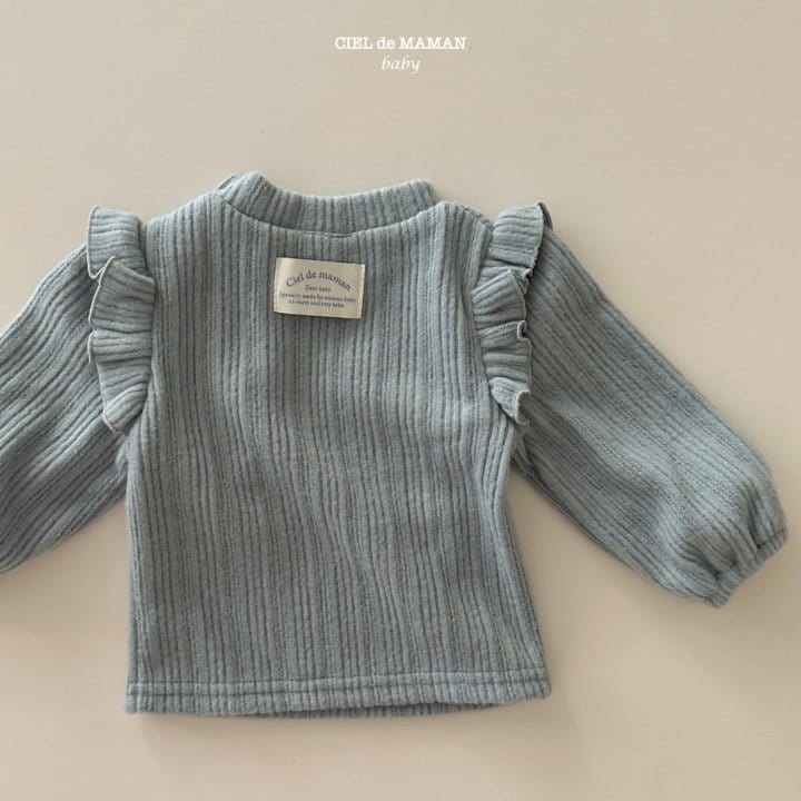 Ciel De Maman - Korean Baby Fashion - #babyootd - Frill Half Tee - 8