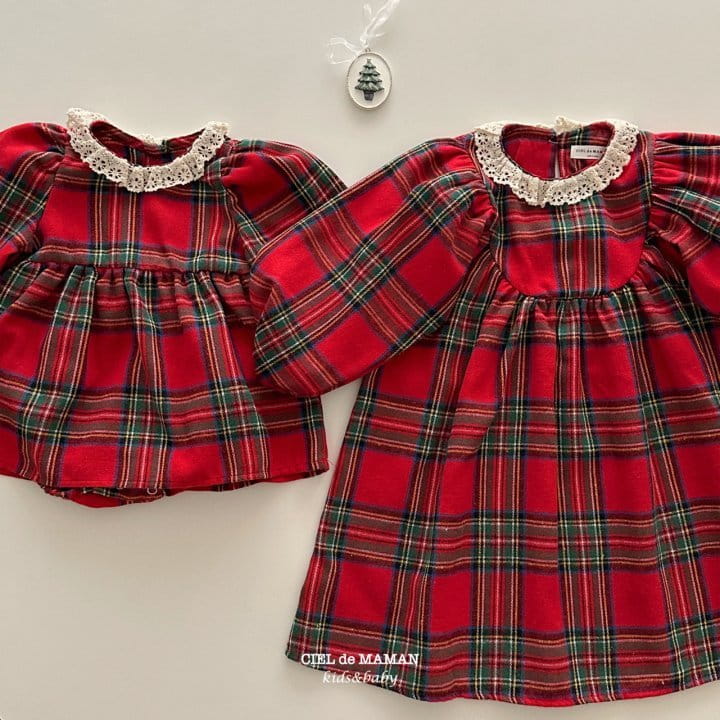 Ciel De Maman - Korean Baby Fashion - #babyootd - Christmas Bodysuit - 9