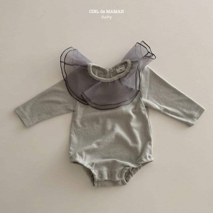 Ciel De Maman - Korean Baby Fashion - #babywear - Pure One-piece Bodysuit - 2