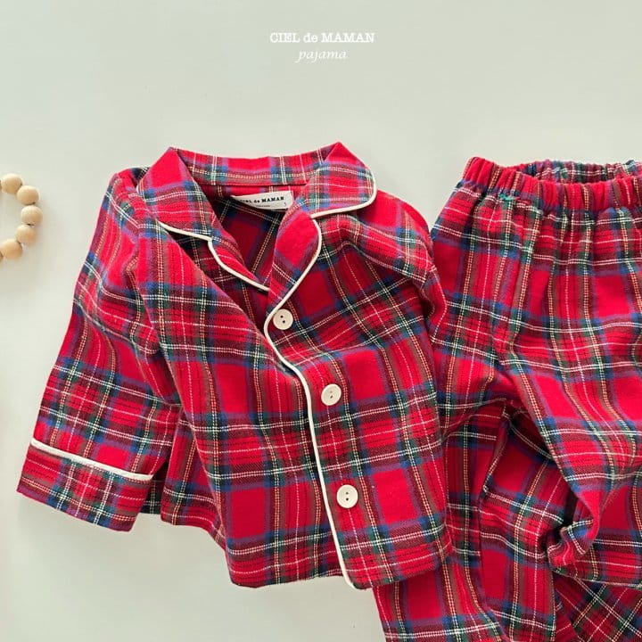 Ciel De Maman - Korean Baby Fashion - #babywear - Christmas Pajama Bebe - 5