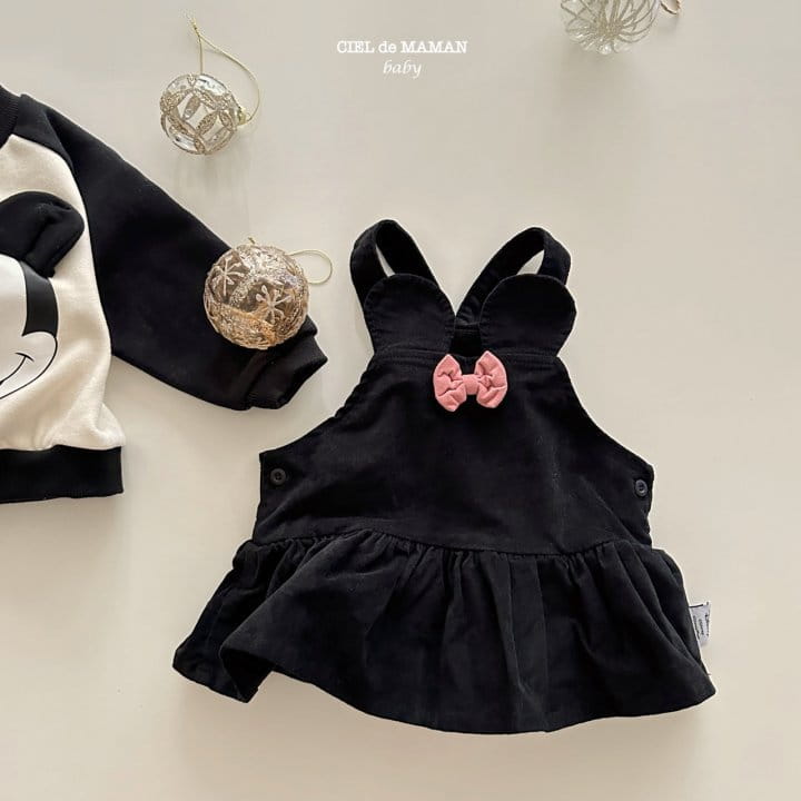 Ciel De Maman - Korean Baby Fashion - #smilingbaby - M Ribbon Bodysuit - 3