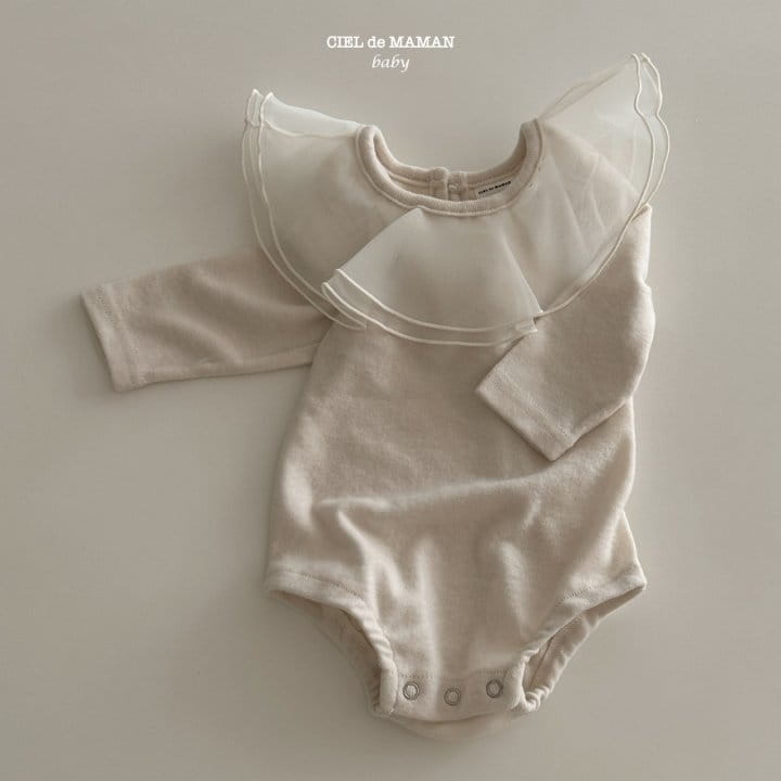 Ciel De Maman - Korean Baby Fashion - #smilingbaby - Pure One-piece Bodysuit - 5