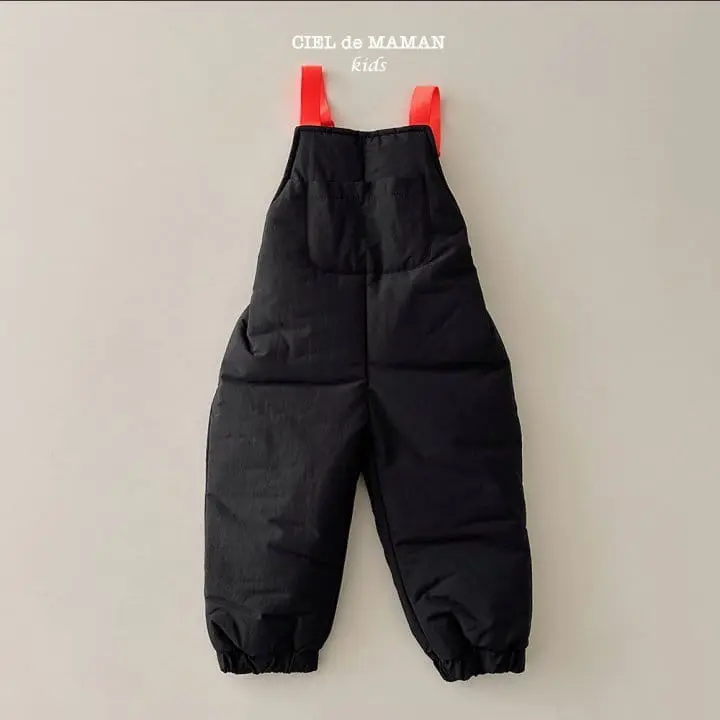 Ciel De Maman - Korean Children Fashion - #Kfashion4kids - Skii Dungarees Pants Black - 3