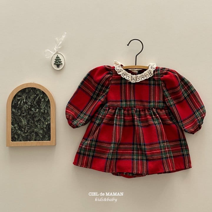 Ciel De Maman - Korean Children Fashion - #fashionkids - Christmas One-piece - 6