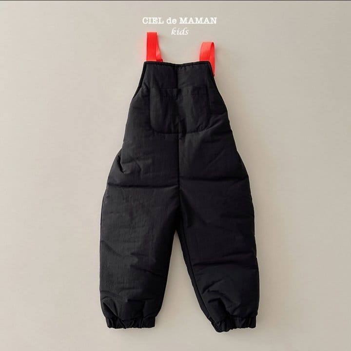 Ciel De Maman - Korean Children Fashion - #kidzfashiontrend - Skii Dungarees Pants Flower - 3