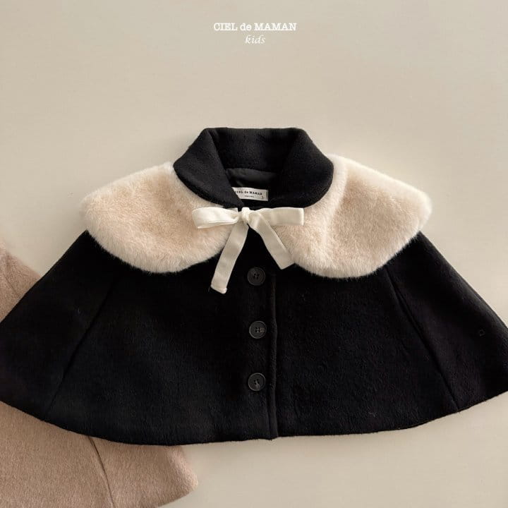 Ciel De Maman - Korean Children Fashion - #minifashionista - Fluffy Collar - 2