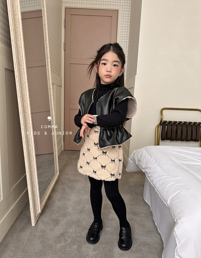 Comma - Korean Children Fashion - #Kfashion4kids - Ribbon Dumble Skirt - 2