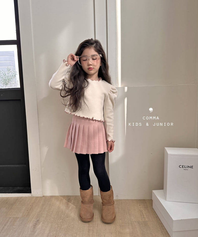 Comma - Korean Children Fashion - #childofig - Wrinkle Skrit - 10