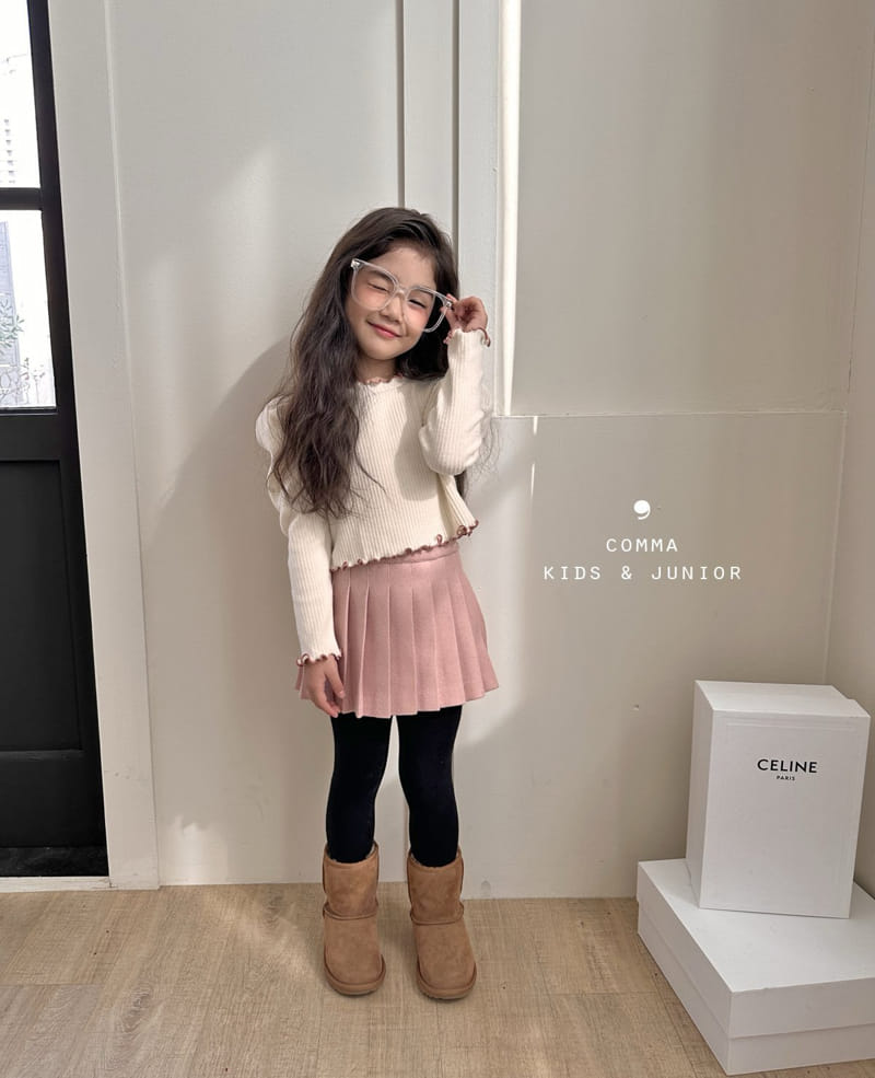 Comma - Korean Children Fashion - #childofig - Wrinkle Skrit - 9