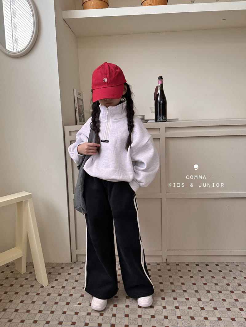 Comma - Korean Children Fashion - #childofig - Lavel Half Zip-up - 3