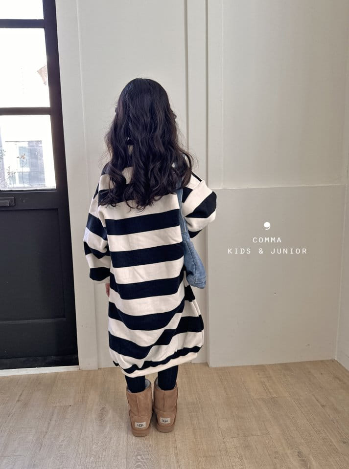 Comma - Korean Children Fashion - #childofig - Boxy Long One-piece Big St - 5