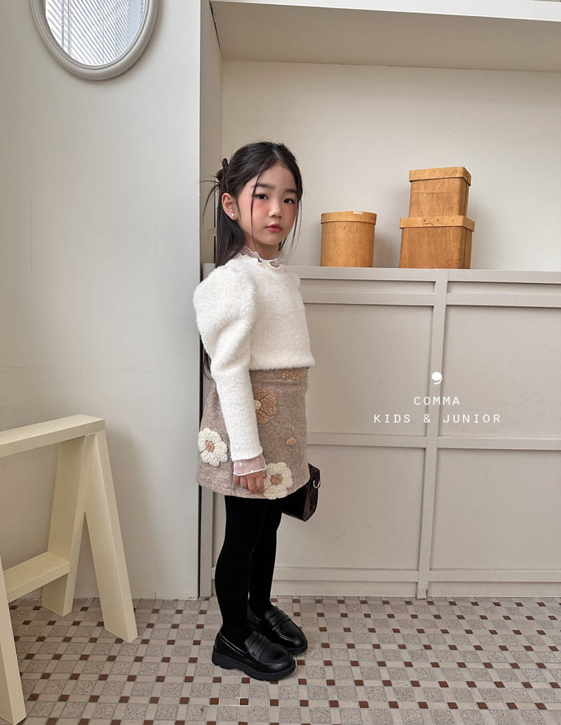 Comma - Korean Children Fashion - #childrensboutique - Flower Skirt - 8