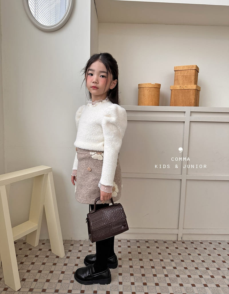 Comma - Korean Children Fashion - #designkidswear - Flower Skirt - 9