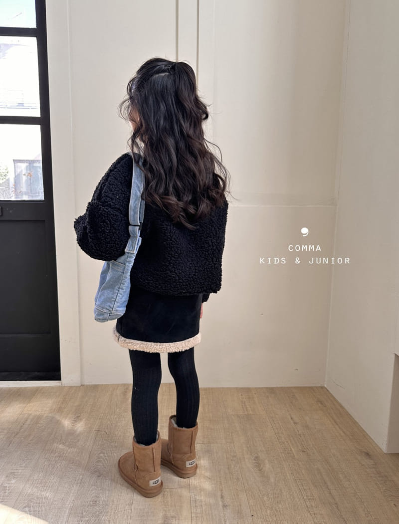 Comma - Korean Children Fashion - #designkidswear - Fluffy Jacket - 3