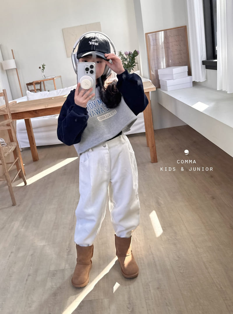 Comma - Korean Children Fashion - #designkidswear - Rib Wrinkle Pants - 8