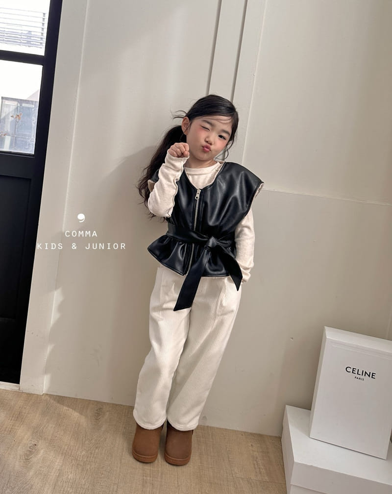 Comma - Korean Children Fashion - #designkidswear - Reversible Vest