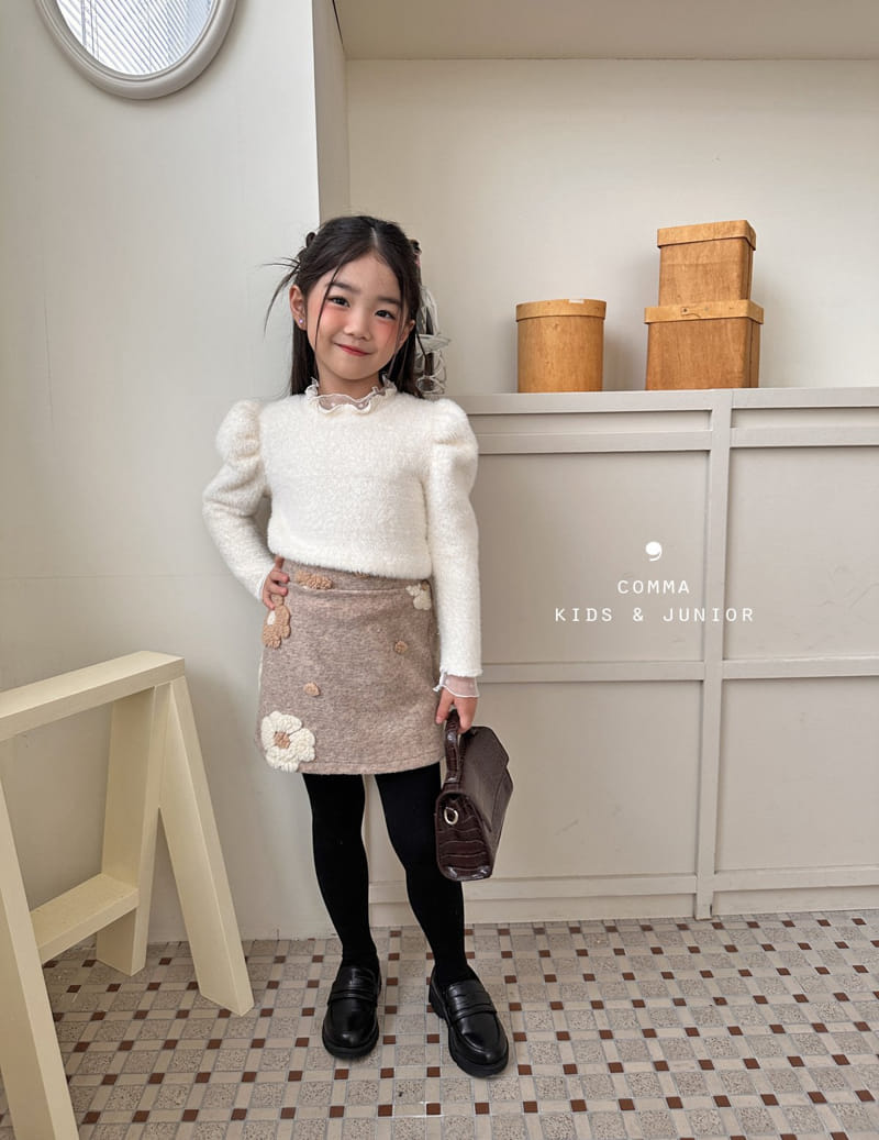 Comma - Korean Children Fashion - #discoveringself - Flower Skirt - 10