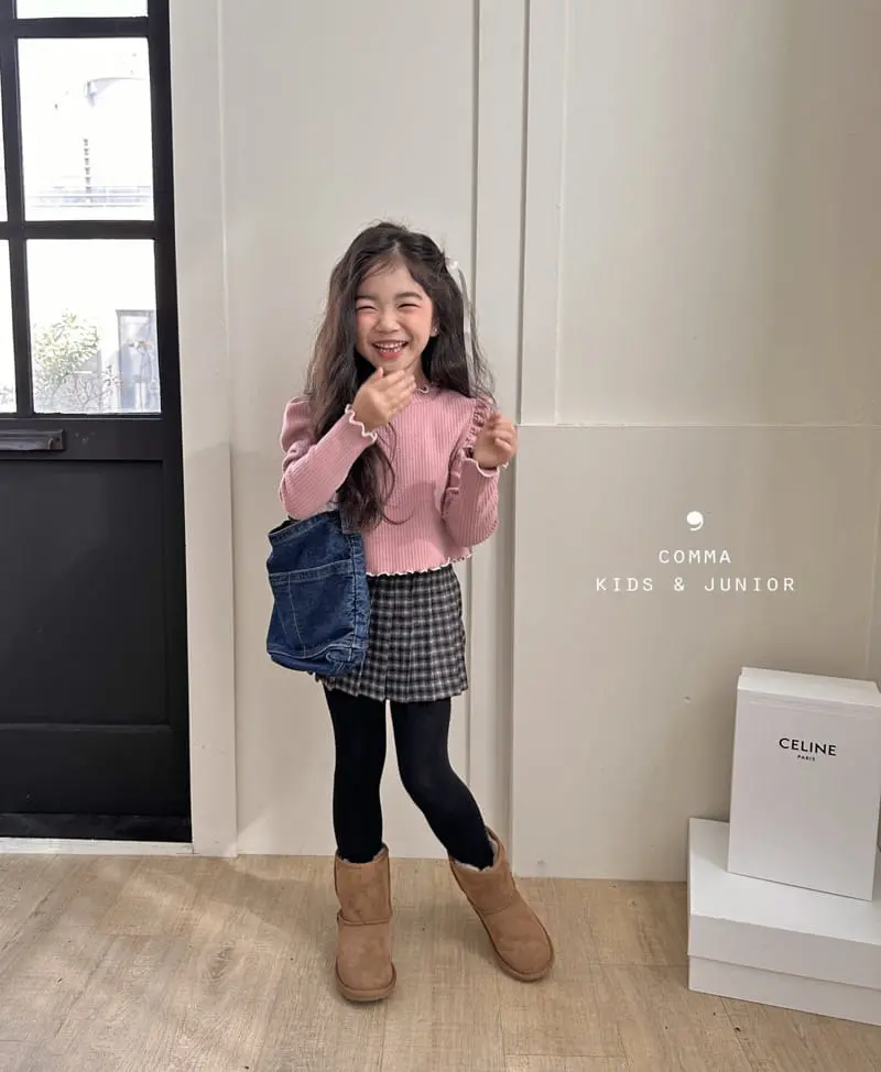 Comma - Korean Children Fashion - #fashionkids - SHOrt Terry Tee - 11