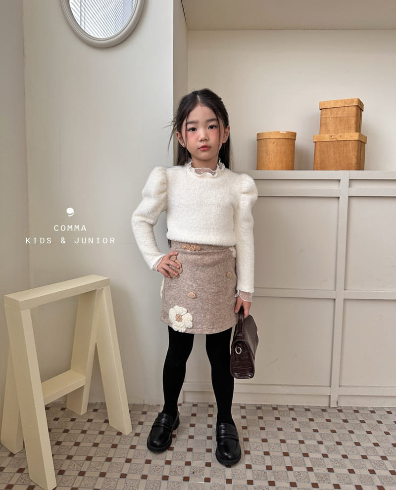 Comma - Korean Children Fashion - #fashionkids - Flower Skirt - 11