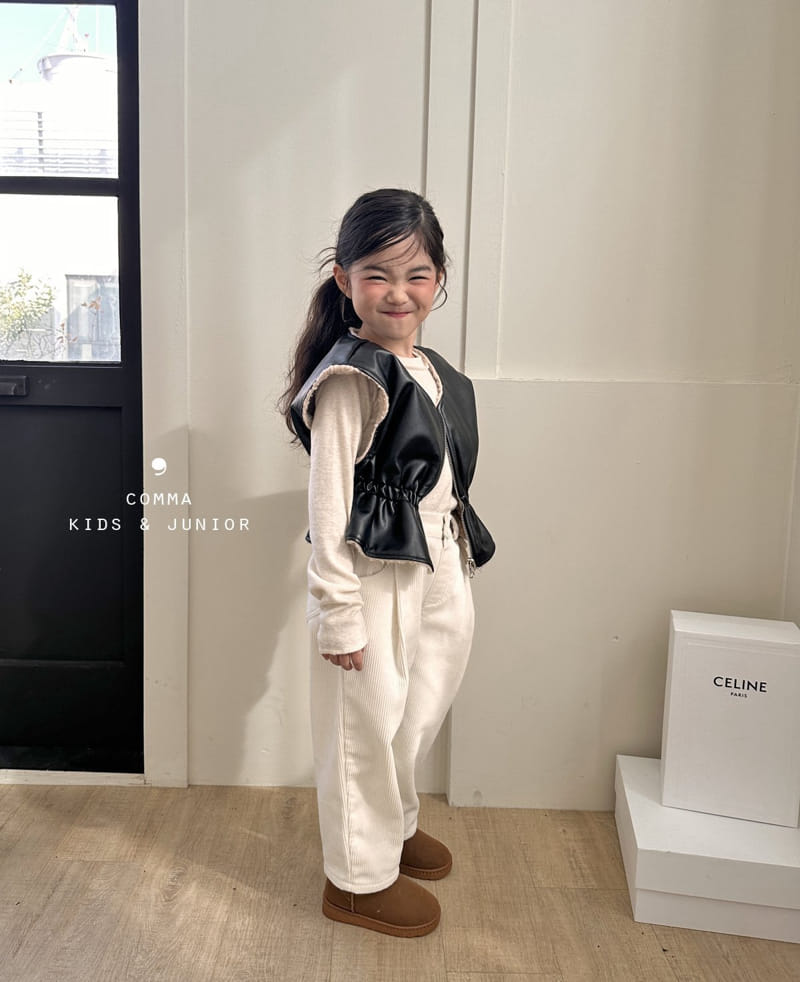 Comma - Korean Children Fashion - #fashionkids - Reversible Vest - 3