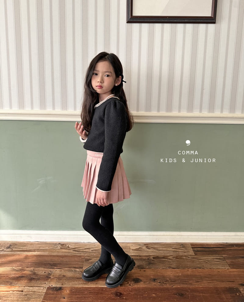 Comma - Korean Children Fashion - #kidsshorts - Piping Color Tee - 7