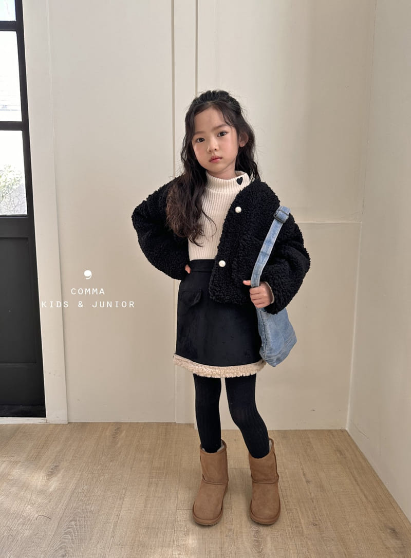 Comma - Korean Children Fashion - #kidsshorts - Fluffy Jacket - 6