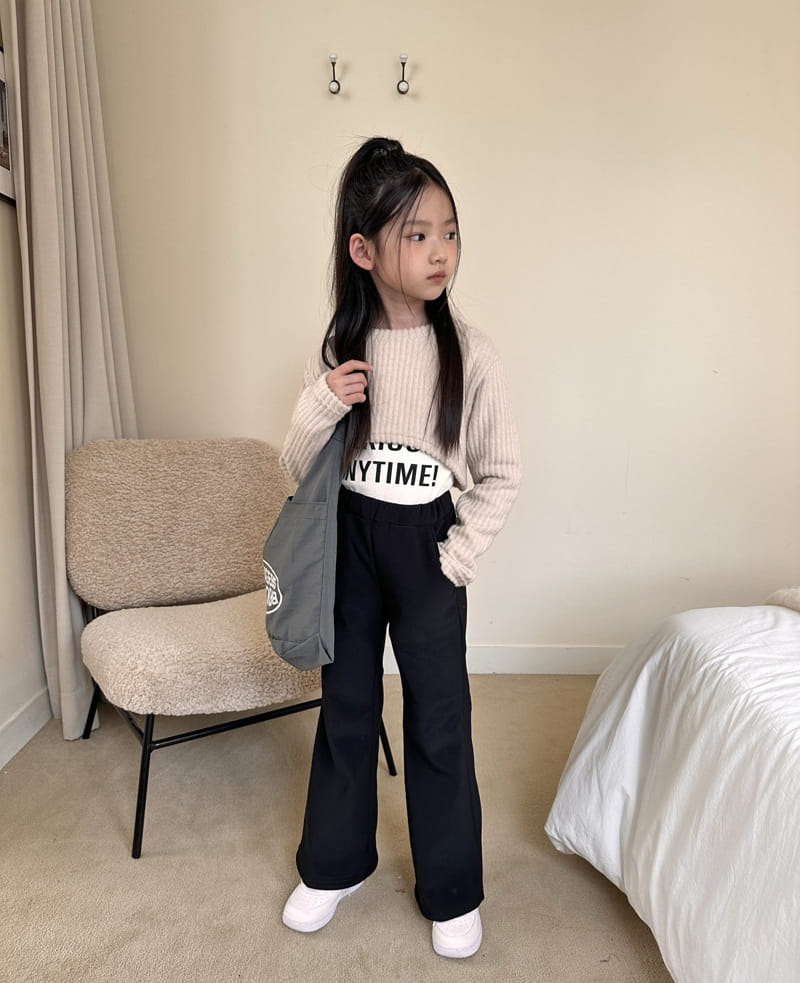 Comma - Korean Children Fashion - #kidsshorts - Wide Pants - 8