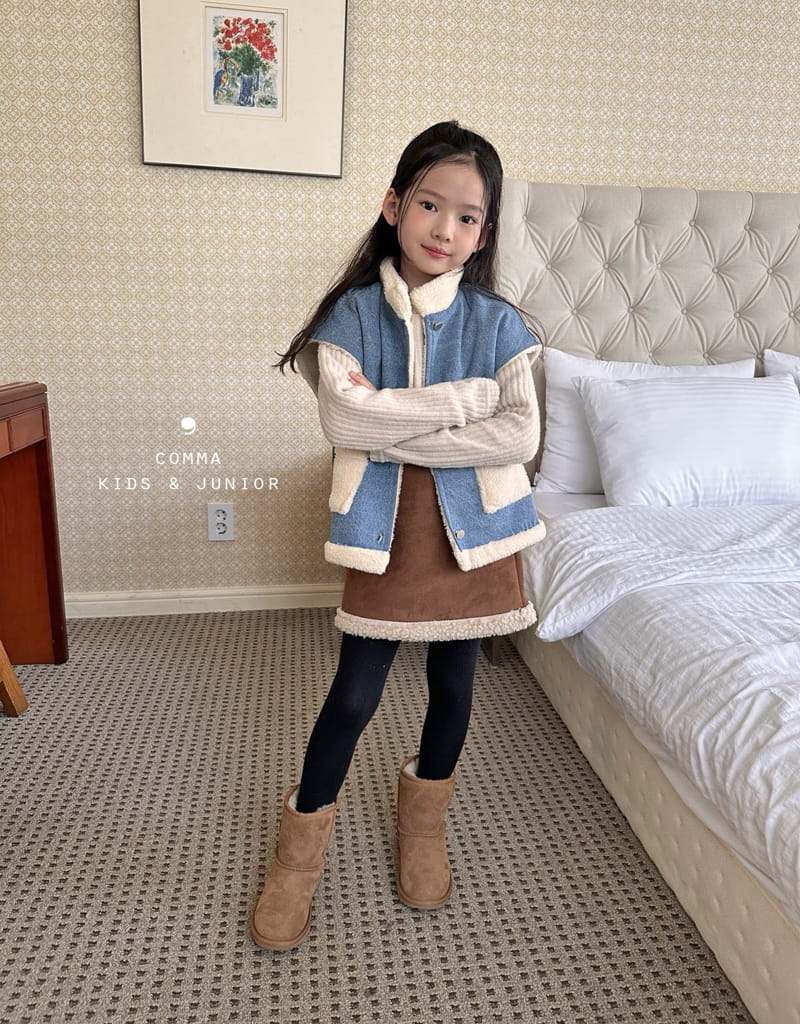 Comma - Korean Children Fashion - #kidsstore - Dumble Denim Vest - 6