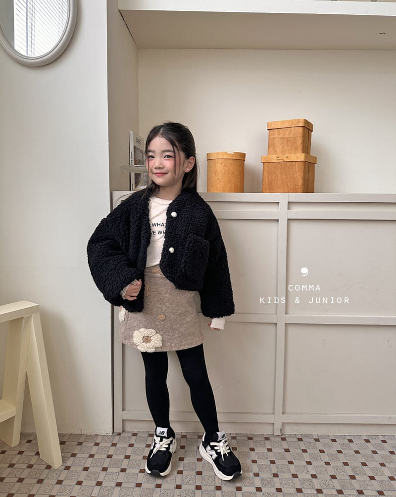 Comma - Korean Children Fashion - #kidzfashiontrend - Fluffy Jacket - 8